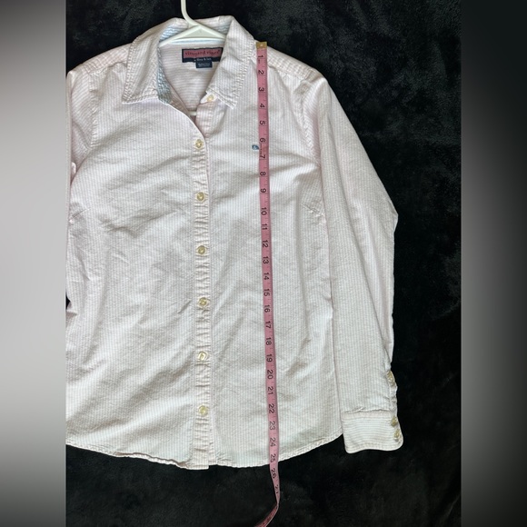 🍇 Vineyard Vines Shep & Ian Women's Size 4 Preppy Button Up - Picture 5 of 6